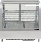 WITRYNA CHŁODNICZA 100L 68x45x67 SREBRNA
