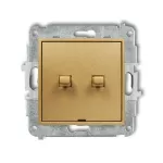 ICON Mechanizm łącznika świecznikowego w stylu amerykańskim złoty
