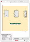 Obudowa poliestrowa - IP44/IP54, IK10, OSI 53x80 daszek płaski