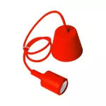 Lampa sufitowa Moderna E27 60W czerwony
