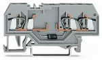 Złączka do zabudowy elementów 3-przewodowe, szara 280-673/281-411