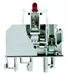 Złączka szynowa gwintowa ZUB1-2.5D(24V) szary