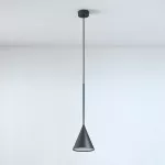 RIM 300 wisząca LED 6W/582lm/3000K, 230V, czarny głęboki (mat struktura) RAL 9005