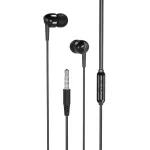 GSM109802 XO Słuchawki przewodowe EP37 jack 3,5mm dokanałowe czarne