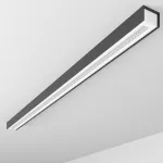 IMA 1200 plafon, LED 36W/3492lm/3000K, 230V, czarny głęboki (mat struktura) RAL 9005