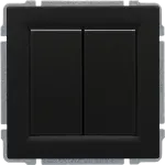 KOS 66 Zaślepka modułowa (2szt. 22,5mmx45mm) CZARNY
