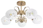 5099 Lampa sufitowa Fauna E27 5x MAX 40W złoty