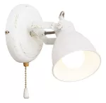 5966 Kinkiet Vivienne E-14 1x15W biały antyczny 230V, 50Hz