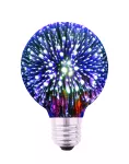 Żarówka Dekoracyjna LED Fajerwerki 3D G80 E27 4W 230V Niebieski