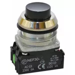 PROMET Przycisk NEF30-WXY/W3 czarny