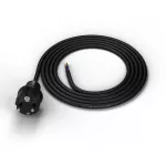 PP-40H/2M/3X1,5/H07RN Przewód przyłączeniowy z wtyczką prostą IP44; 3x1,5; H07RN-F; 2m; czarny