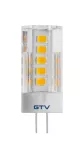 ŹRÓDŁO ŚWIATŁA LED, SMD 2835, CIEPŁA BIAŁA G4, 3,5W, 12V DC, KĄT ŚWIECENIA 360*, 320lm, 3000K