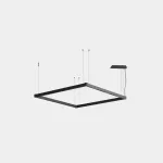 Lineal lighting system Apex Square Pendant 1000mm 86.8W LED warm-white 2700K CRI 92 CASAMBI White IP40 6252lm AW25-72V9BEXB14