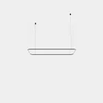 Pendant Geometric Rectangle Recessed 1600x1000mm LED 96W LED warm-white 2700K 0-10V Black 5698lm RS5Y-00V9AZRU05