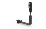 [LA 9005] Uchwyt pod dachówkę z zamkiem skręcony Piano H-150mm