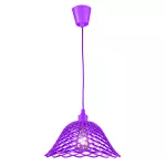 Lampa sufitowa Moderna K3 E27 60W fioletowa