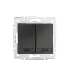 DOMO 01-1023-241 gr Łącznik zwierny podwójny LED