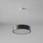 ABA PRO 540 wisząca LED 19,4W/3724lm/840, 230V, czarny (mat) RAL 9017