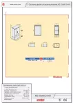 Obudowa poliestrowa - IP44/IP54, IK10, KS 53x60-2+KK daszek płaski