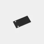 Accessory Track Low Voltage end cap with hole (1 hole + 1 without hole) White 71-7705-14-00