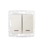 LOGI 02-1023-103 kr Łącznik zwierny podwójny LED