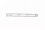 Patch Panel 12 Port Pusty Szary RAL 7035 (tylko do Cat6)