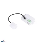 CZUJNIK MIKROFALOWY 1200W 360* IP20 PROSTOKĄTNY BIAŁY Z SONDĄ