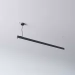 AVAR 1420 wisząca, dyfuzor oval OPAL, LED PHILIPS LV 32W/5284lm/940/TD/CAS, 230V, czarny (mat) RAL 9017