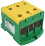 ZŁĄCZKA SZYNOWA JEDNOPOLOWA ZGX 3x150 MM2 ŻÓŁTO - ZIELONA (Al/Cu)