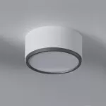 KAPS A1/10 stropowy LED 10W/1000lm/4000K, 230V, czarny głęboki (mat struktura) RAL 9005, biały sygnałowy (mat struktura) RAL 9003