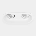 Downlight Play Deco Double 34.5º White IP54 AG42-AAG1NABU14