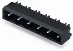 Wtyk THR Pin lutowniczy 1,2 x 1,2 mm konstrukcja kątowa, czarny 231-872/001-000/105-604