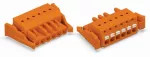1-przewodowe gniazdo przycisk Push-in CAGE CLAMP®, pomarańczowa 2231-315/037-000