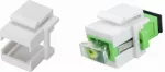 Adapter mocowania typu KEYSTONE pod adapter SC simplex, biały (2305D)
