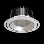 Oprawa INTO R160 LED TRIMLESS p/t ED 2600lm/830 15° czarny srebrny 27 W