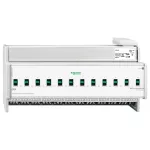 KNX aktor załączający REG-K 12x 230 V 16 A jasnoszary z uruchomieniem ręcznym