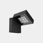 Wall fixture IP66 Modis Optics Single LED 20W LED warm-white 2700K CASAMBI Black 1680lm AS11-18V9S3XB60