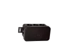 V8 Puszka elastyczna n/t 80x45x41mm IP54 8-wl klik z osł. czarna