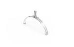 [NI V2A] Uchwyt gąsiorowy uniwersalny G6 z plastikiem