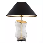 Argon lampa stołowa Veneto E27 czarno/mosiężna 8037