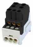 SDB 100 Blok rozdzielczy - dystrybucyjny Al/Cu 80010 SIMBLOCK czarny
