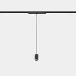 Pendant Iris Track Hoop 50º 14W LED warm-white 2700K CRI 92 ON-OFF Black IP20 1476lm AV25-12V9U3OS60