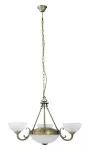 8543 Żyrandol Marlene E27/2x60W+E14/3x40W brąz . 230V, 50Hz