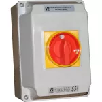 ROZŁĄCZNIK 3-BIEGUNOWY 80A W OB4 Z CZOŁEM ZAMYKANYM ŻÓŁTO-CZERWONYM RSI-3080-OB4\ZC