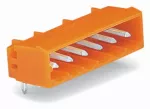 Wtyk THT Pin lutowniczy 1,2 x 1,2 mm konstrukcja kątowa, pomarańczowy 231-562/001-000