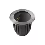 Recessed uplighting IP65-IP67 Gea Wall Washer ø185mm LED 18.5W LED warm-white 3000K ON-OFF AISI 316 stainless steel 618lm 55-9908-CA-CL