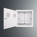 Rozdzielnica p/t licznikowa RW 26NN O 2T3F 402x423x220; z okienkiem; z.p.9081; IP30; RAL9003