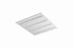 TERRA 2 LED P 595x595mm x4 7050lm 840 BIAŁY MAT (62W)
