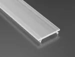 Klosz do profilu LED BASIC wciskany 100cm PMMA Mleczny