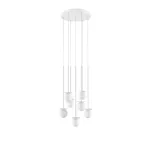 COTTON PANEL RH25, fi100 wisząca max.7x1,9W, G9, 230V, przewód transparentny, biały sygnałowy (mat) RAL 9003